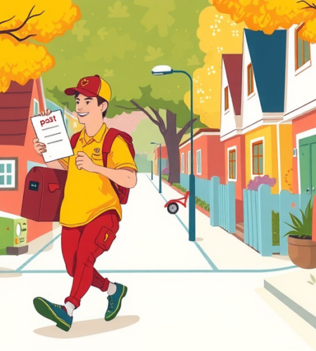 A Postman Paragraph for Class 6-12, SSC, HSC, 150, 250, 300 Words