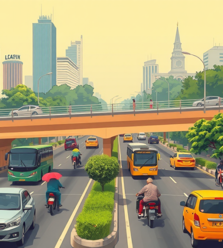 Dhaka Elevated Expressway Paragraph for Class 6-12, SSC, HSC, 150, 250, 300 Words with Bangla Meaning