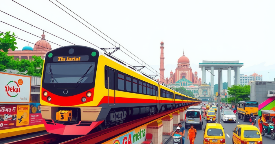 Dhaka Metro Rail Paragraph for Class 6-12, SSC, HSC, 150, 200, 300 Words