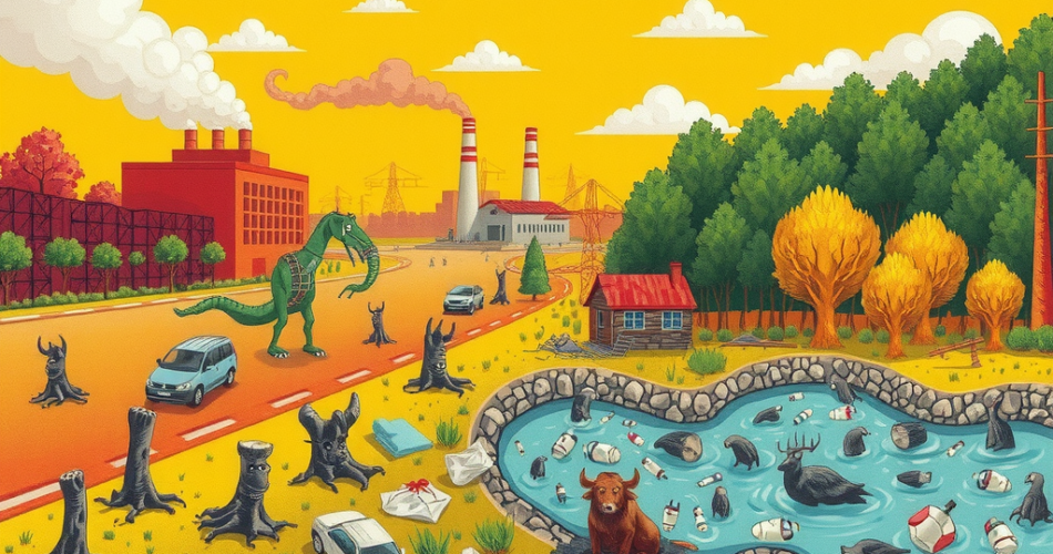 Human Activities that Affect the Environment Paragraph for Class 6-12, SSC, HSC, 150, 250, 300 Words