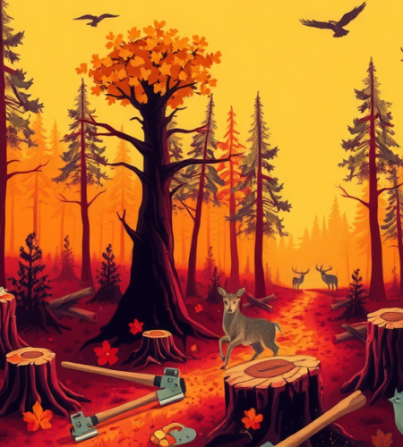 Indiscriminate Cutting of Trees Paragraph for Class 6-12, SSC, HSC, 150, 250, 300 Words