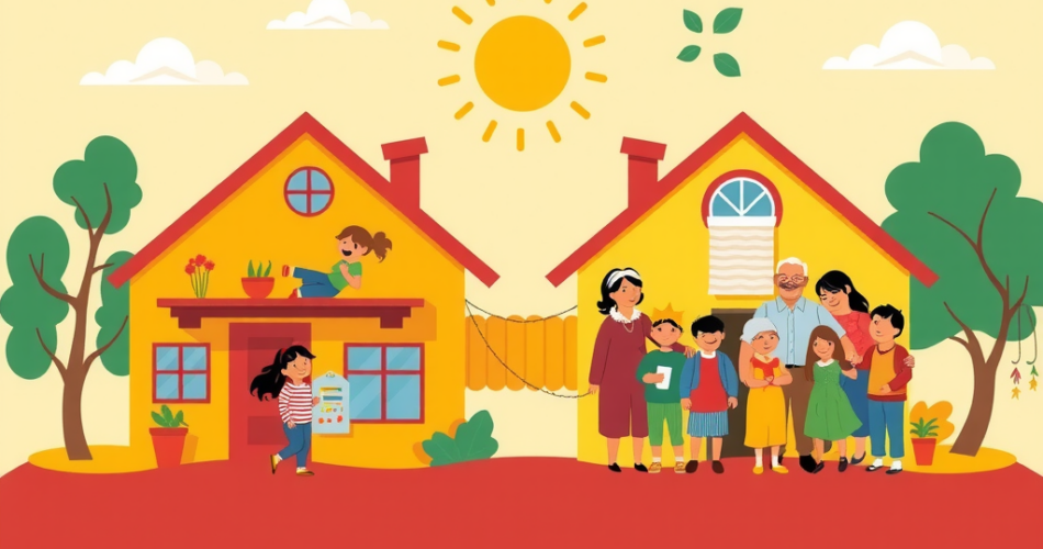 Nuclear Family and Extended Family Paragraph for Class 6-12, SSC, HSC, 150, 250, 300 Words