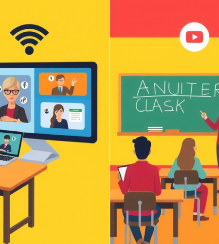 Online Class vs Traditional Class Paragraph for Class 6-12, SSC, HSC, 150, 250, 300 Words