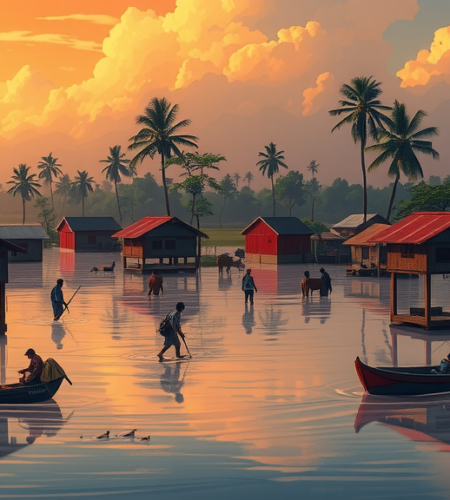 Recent Flood in Bangladesh Paragraph for Class 6-12, SSC, HSC, 150, 250, 300 Words