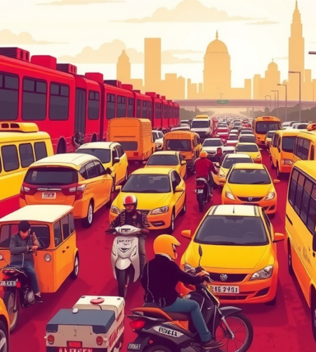 Traffic Jam Paragraph for Class 6-12, SSC, HSC, 150, 200, 300 Words