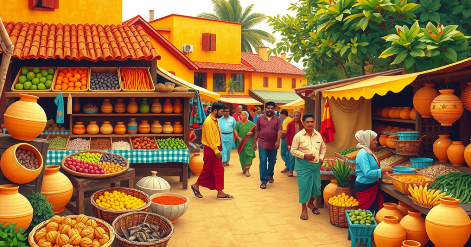 Village Market Paragraph for Class 6-12, SSC, HSC, 150, 250, 300 Words